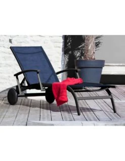 Bain De Soleil Élégance - Aluminium - Graphite / Bleu