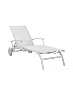 Bain De Soleil Élégance - Aluminium - Blanc / Blanc