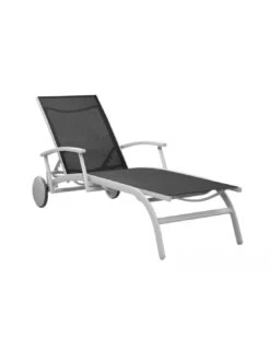 Salon De Jardin -Salon De Jardin bain de soleil elegance aluminium et toile au choix 9