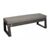 Banc Le Marseille 3 Places En Aluminium Grey -Salon De Jardin banc le marseille 3 places en aluminium grey