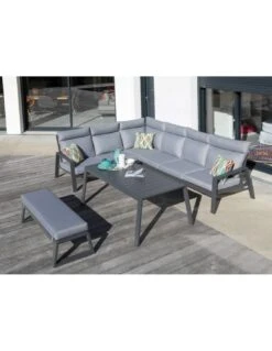 Banc Le Marseille 3 Places En Aluminium Grey 8 Banc Le Marseille 3 Places En Aluminium Grey -Salon De Jardin banc le marseille 3 places en aluminium grey 2