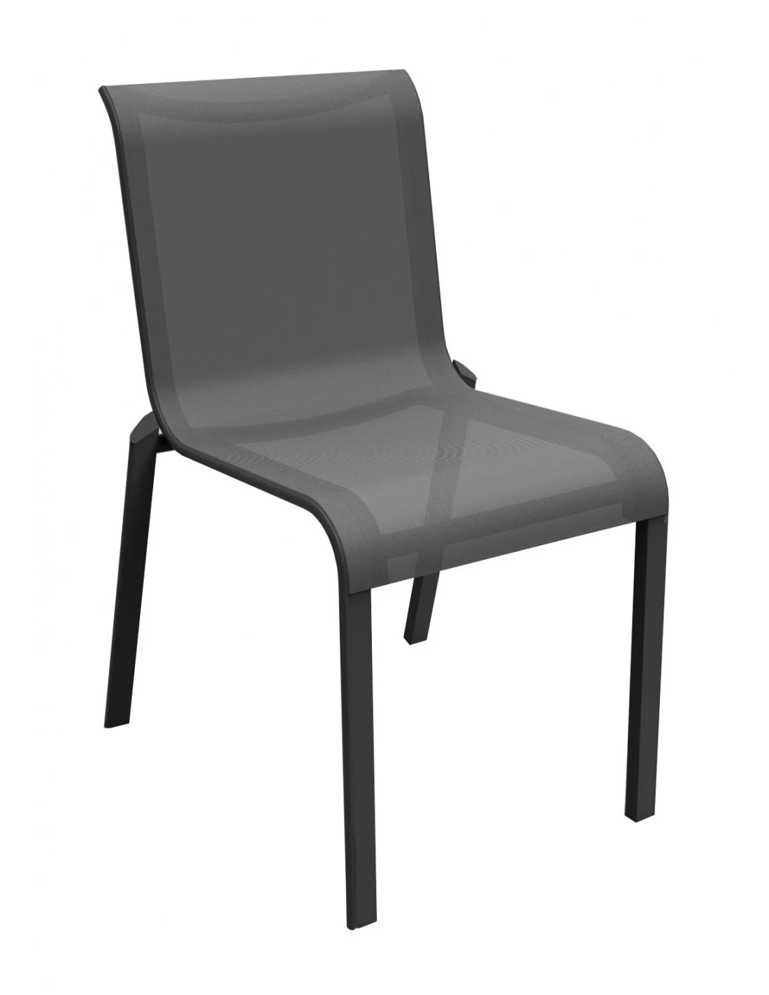 Chaise De Jardin Cauro - Aluminium Coloris Au Choix - Graphite / Gris 3 Chaise De Jardin Cauro - Aluminium Coloris Au Choix - Graphite / Gris