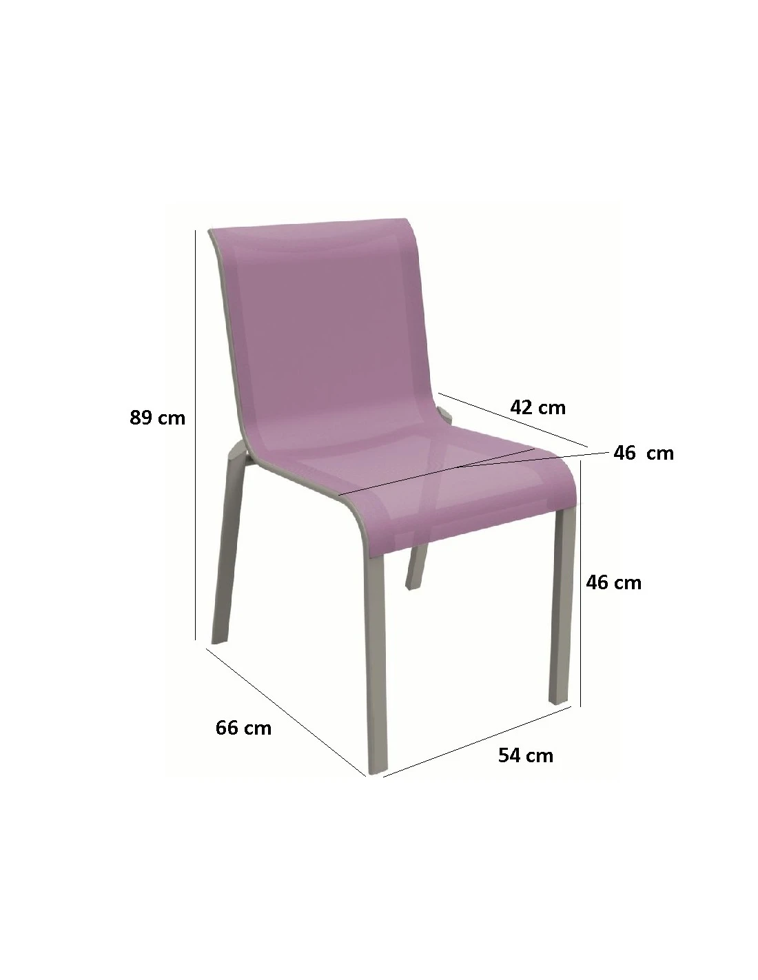 Chaise De Jardin Cauro - Aluminium Coloris Au Choix - Graphite / Gris 4 Chaise De Jardin Cauro - Aluminium Coloris Au Choix - Graphite / Gris – Image 2