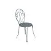 Chaise De Jardin Montmartre - Métal Empilable - Gris Orage 2 Chaise De Jardin Montmartre - Métal Empilable - Gris Orage -Salon De Jardin chaise de jardin montmartre metal empilable 8