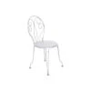Chaise De Jardin Montmartre - Métal Empilable - Blanc Coton 2 Chaise De Jardin Montmartre - Métal Empilable - Blanc Coton -Salon De Jardin chaise de jardin montmartre metal empilable blanc coton