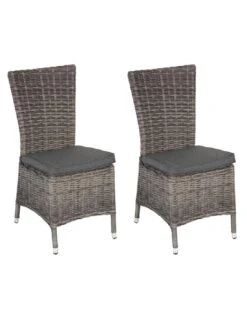 Salon De Jardin -Salon De Jardin chaise de jardin moorea aluminium et resine tressee 1