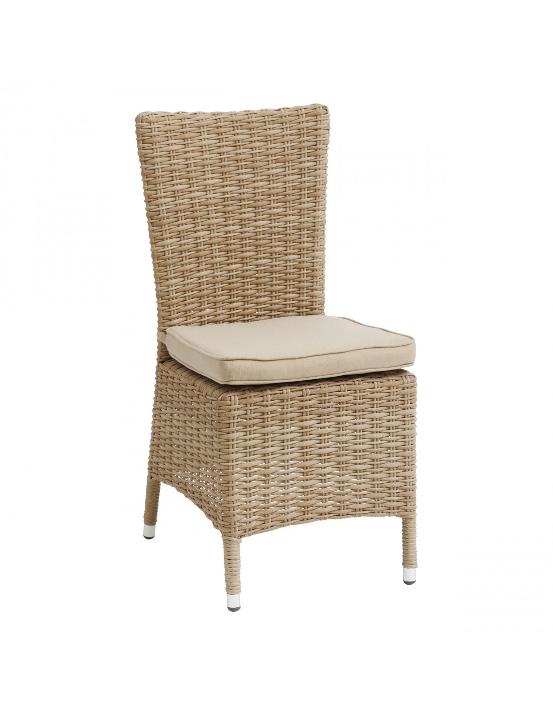 Chaise De Jardin Mooréa - Aluminium Et Résine Tressée - Terre D'ombre 13 Chaise De Jardin Mooréa - Aluminium Et Résine Tressée - Terre D'ombre – Image 11