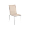 Chaise Empilable Axant Lin / Blanc 1 Chaise Empilable Axant Lin / Blanc -Salon De Jardin chaise empilable axant lin blanc