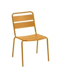 Salon De Jardin 40 Chaise PHUKET Empilable - Ocre