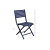 Chaise Pliante Lucca - Aluminium - Blanc -Salon De Jardin chaise pliante lucca aluminium coloris au choix 4