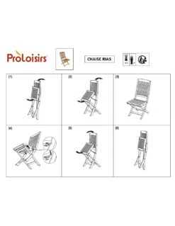 Chaise Pliante Rias En Bois De Teck FSC -Salon De Jardin chaise pliante rias en bois de teck fsc proloisirs 7