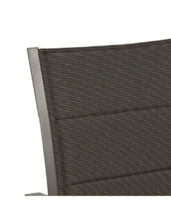 Fauteuil De Jardin Allure Empilable - Aluminium Et Texaline Matelassée - Praline / Speculos -Salon De Jardin fauteuil de jardin allure empilable aluminium et texaline matelassee praline speculos 2