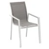 Fauteuil De Jardin Axiome - Aluminium Blanc Et Texaline Noisette 1 Fauteuil De Jardin Axiome - Aluminium Blanc Et Texaline Noisette -Salon De Jardin fauteuil de jardin axiome aluminium blanc et texaline noisette