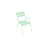 Fauteuil De Jardin Bridge Monceau Empilable Métal - Vert Opaline -Salon De Jardin fauteuil de jardin bridge monceau empilable metal 9