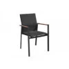 Fauteuil De Jardin Delia Empilable - Alu/Tpep/Acc - Graphite/noir 1 Fauteuil De Jardin Delia Empilable - Alu/Tpep/Acc - Graphite/noir -Salon De Jardin fauteuil de jardin delia empilable alutpepacc graphitenoir