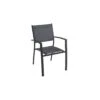 Fauteuil De Jardin FARO - Aluminium Et Textilène - MWH - Gris 1 Fauteuil De Jardin FARO - Aluminium Et Textilène - MWH - Gris -Salon De Jardin fauteuil de jardin faro aluminium et textilene mwh