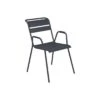 Fauteuil De Jardin Monceau XL Empilable Métal - Carbone 2 Fauteuil De Jardin Monceau XL Empilable Métal - Carbone -Salon De Jardin fauteuil de jardin monceau xl empilable metal