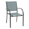 Fauteuil De Jardin Piazza Empilable - Aluminium Graphite - Graphite / Jade 1 Fauteuil De Jardin Piazza Empilable - Aluminium Graphite - Graphite / Jade -Salon De Jardin fauteuil de jardin piazza empilable aluminium graphite graphite jade
