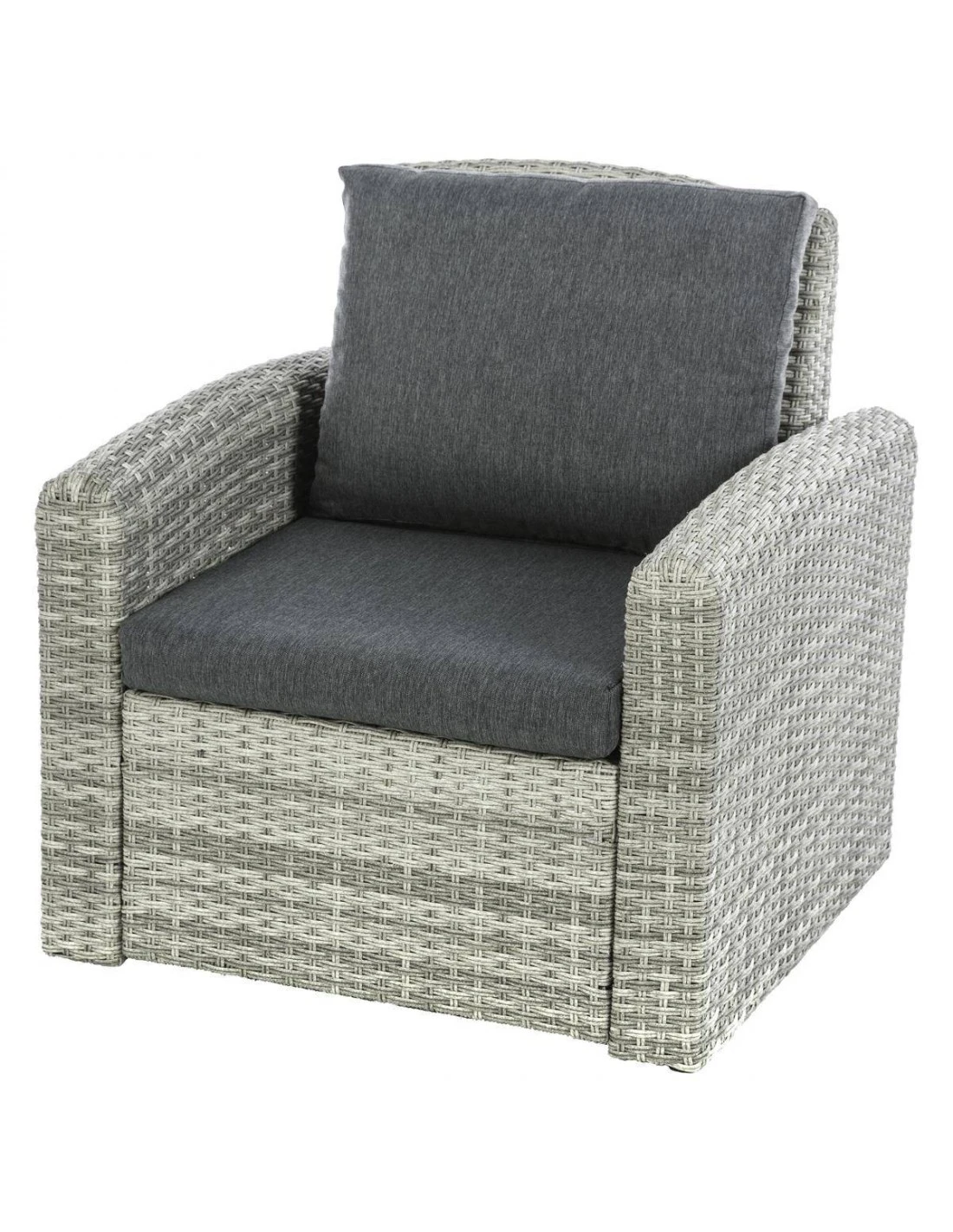 Fauteuil De Jardin Polynésia - Résine Tressée - Naturae 3 Fauteuil De Jardin Polynésia - Résine Tressée - Naturae