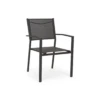 Fauteuil Empilable - Aluminium Anthracite 2 Fauteuil Empilable - Aluminium Anthracite -Salon De Jardin fauteuil empilable aluminium anthracite