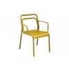 Fauteuil EOS Empilable En Aluminium - Miel 2 Fauteuil EOS Empilable En Aluminium - Miel -Salon De Jardin fauteuil eos empilable en aluminium miel