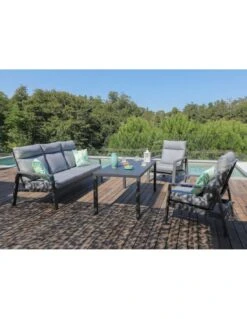 Fauteuil Le Marseille En Aluminium Grey 12 Fauteuil Le Marseille En Aluminium Grey -Salon De Jardin fauteuil le marseille en aluminium grey 1 3