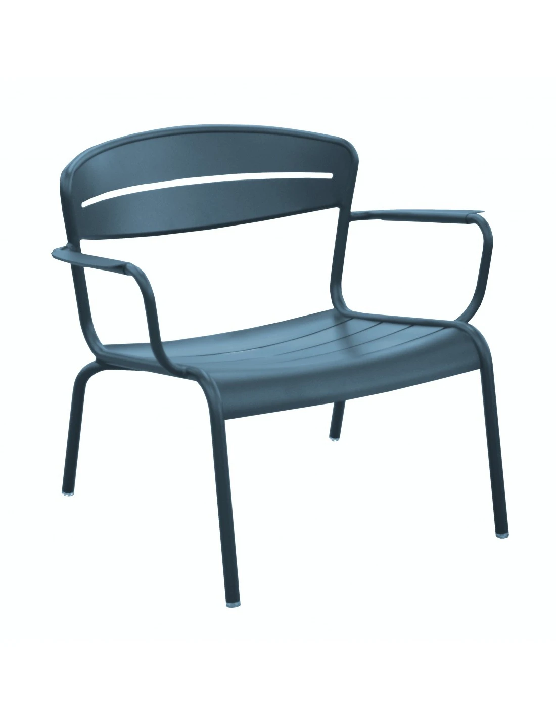 Fauteuil Lounge Haora En Aluminium Coloris Au Choix - Océo - Bleu 3 Fauteuil Lounge Haora En Aluminium Coloris Au Choix - Océo - Bleu