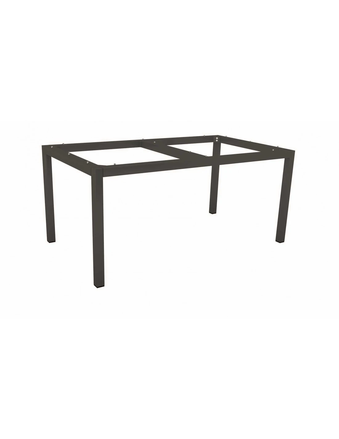 Structure De Table 160 X 90 Cm Aluminium Anthracite 3 Structure De Table 160 X 90 Cm Aluminium Anthracite