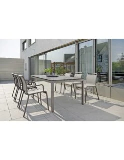 Structure De Table 200 X 100 Cm Graphite - Stern -Salon De Jardin structure de table 200 x 100 cm graphite stern 4