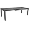 Table Extensible Anthracite 174 (214/254) X 90cm Plateau HPL - HPL SILVERSTAR CIMENT -Salon De Jardin table extensible anthracite 174 214254 x 90cm plateau hpl