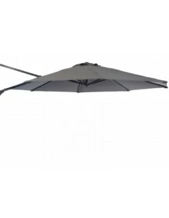 Toile De Parasol Déporté Ø350 Cm Coloris Au Choix - Gris